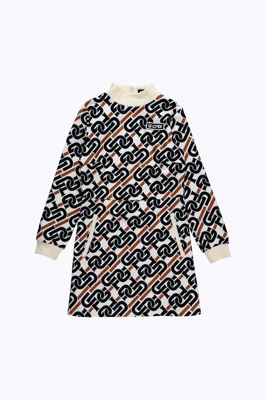 Chain Logo Graphical Dress(체인 로고 그래픽 원피스)