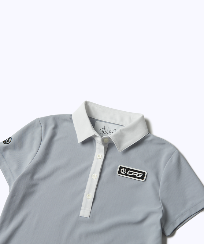 cleric polo shirt with RC (클레릭 폴로 셔츠 with RC)
