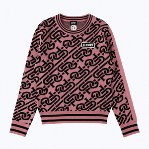 【Sample】チェーンロゴリブセーター