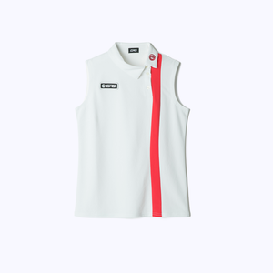 【9월 9일 이후 출하】 bicolor sleeveless shirt(바이 컬러 민소매 셔츠)