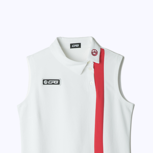 bicolor sleeveless shirt（バイカラーノースリーブシャツ）