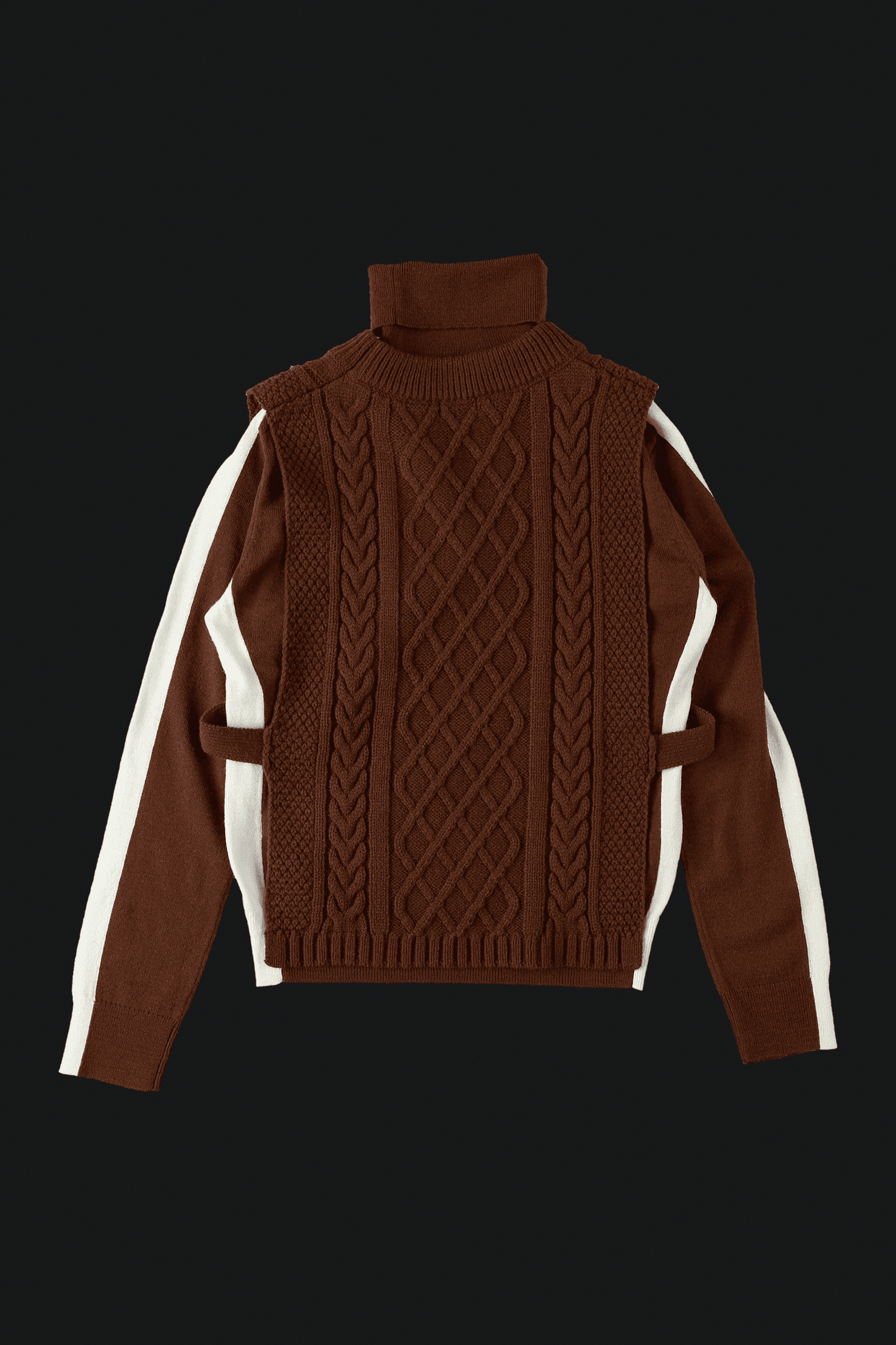 【Sample】3wayオーバーベストシルエットモックネック