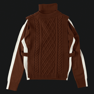 【Sample】3wayオーバーベストシルエットモックネック