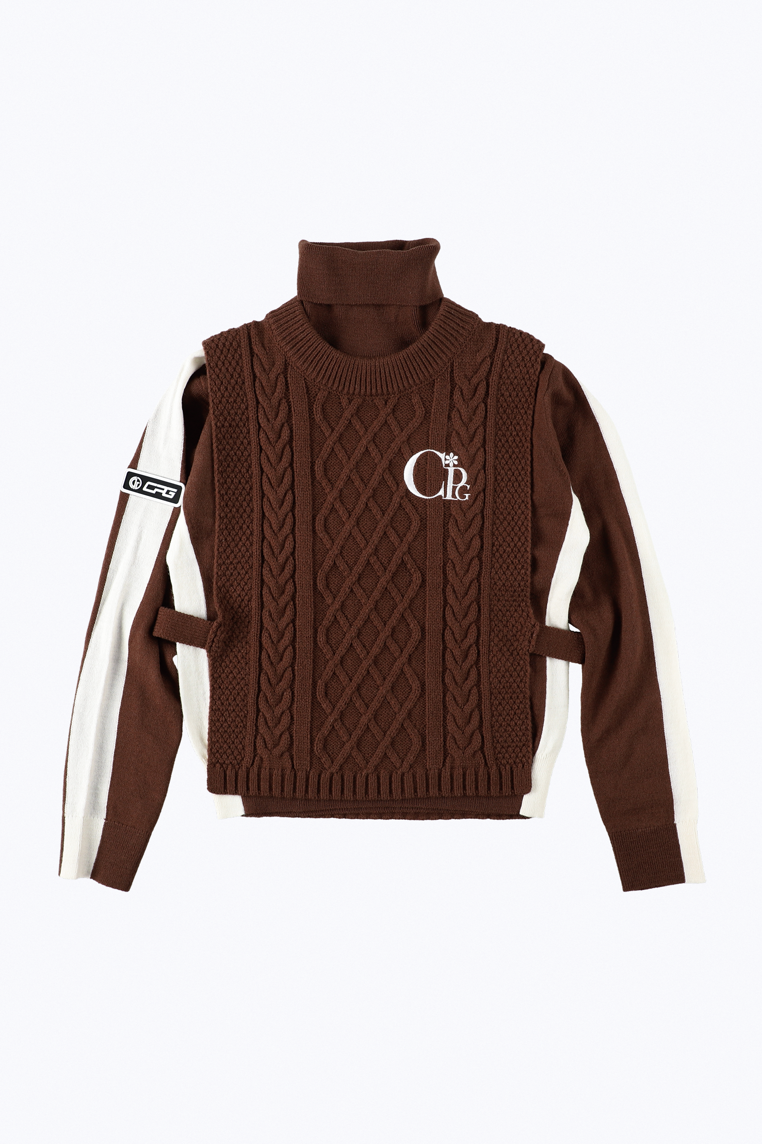 3wayオーバーベストシルエットモックネック-SAMPLE-