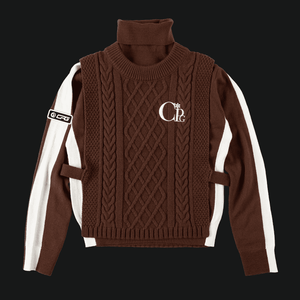 【Sample】3wayオーバーベストシルエットモックネック