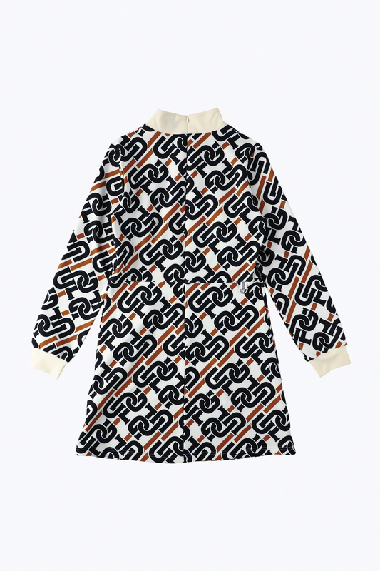 Chain Logo Graphical Dress(체인 로고 그래픽 원피스)