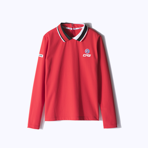 【Sample】ドライタイプリブ衿ロングスリーブシャツ