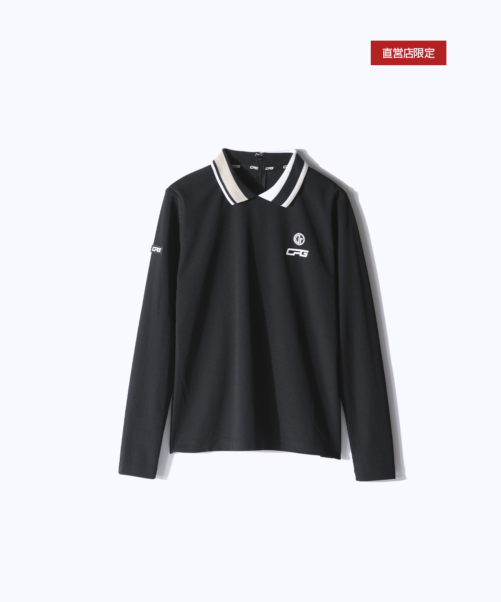 【Sample】ドライタイプリブ衿ロングスリーブシャツ