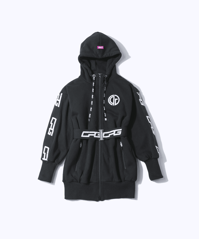 【Sample】ふわふわロング丈ジップアップジャケット