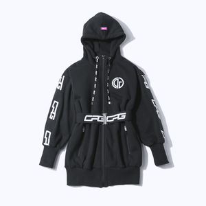 【Sample】ふわふわロング丈ジップアップジャケット