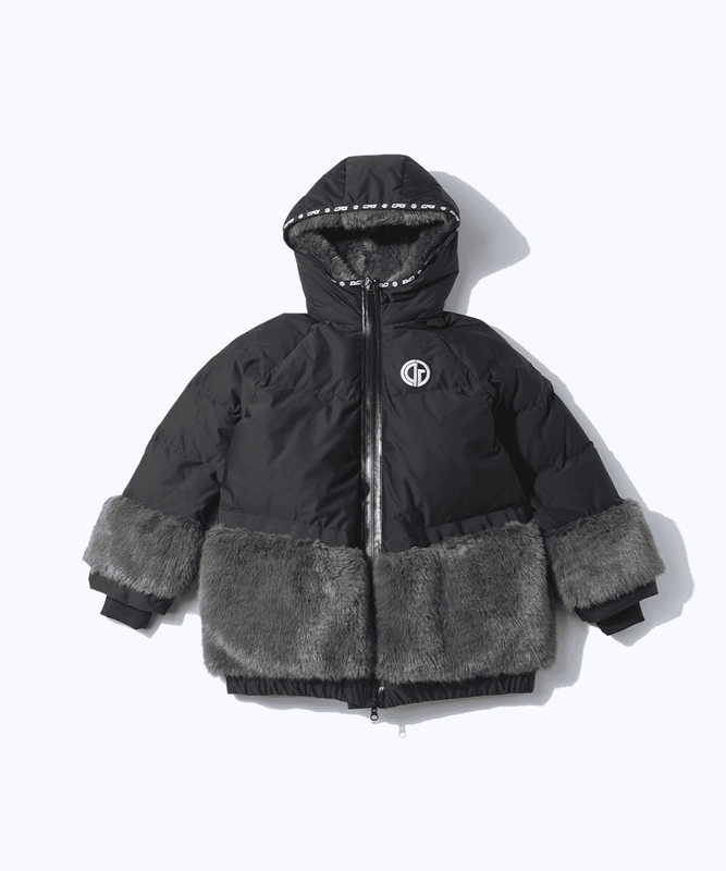 【Sample】ファーリーダウンフーディジャケット