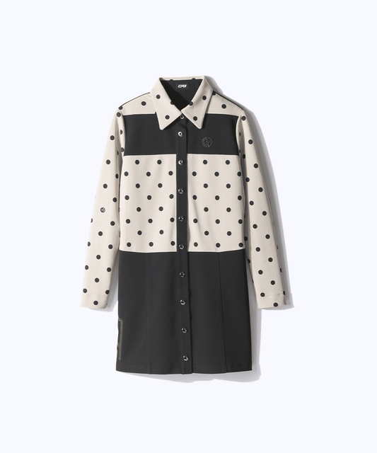 【Sample】ドットプリントワンピース