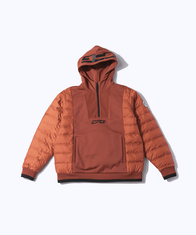 【Sample】ハイブリッドハーフジップフーディ | MEN