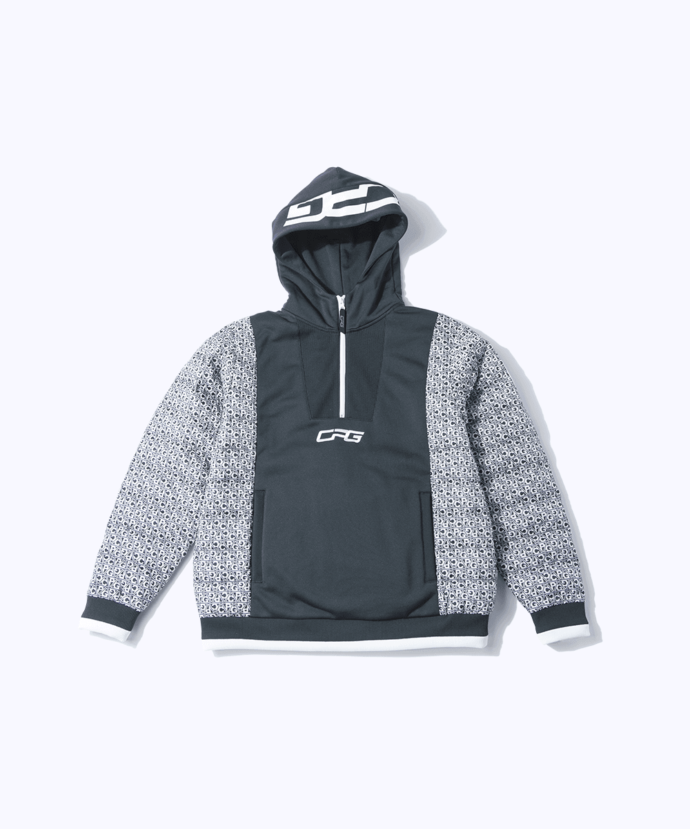 【Sample】ハイブリッドハーフジップフーディ | MEN