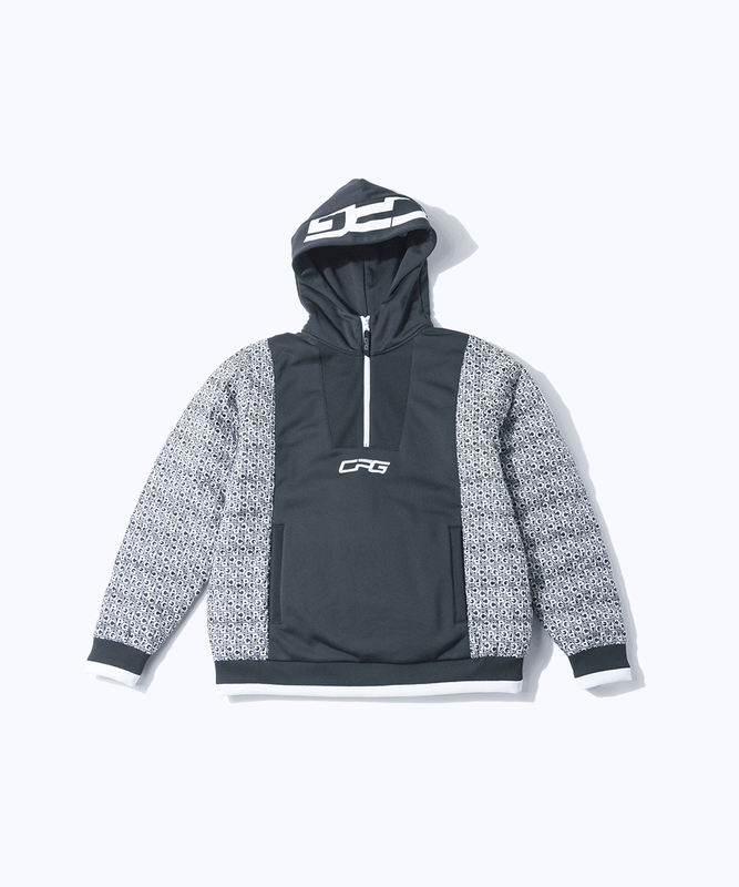 【Sample】ハイブリッドハーフジップフーディ | MEN