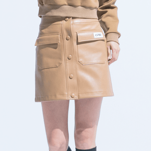 【Sample】フェイクレザースカート