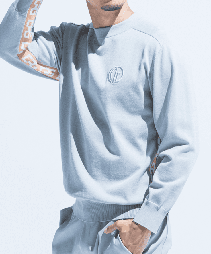 【Sample】ロゴラインストレッチセーター | MEN