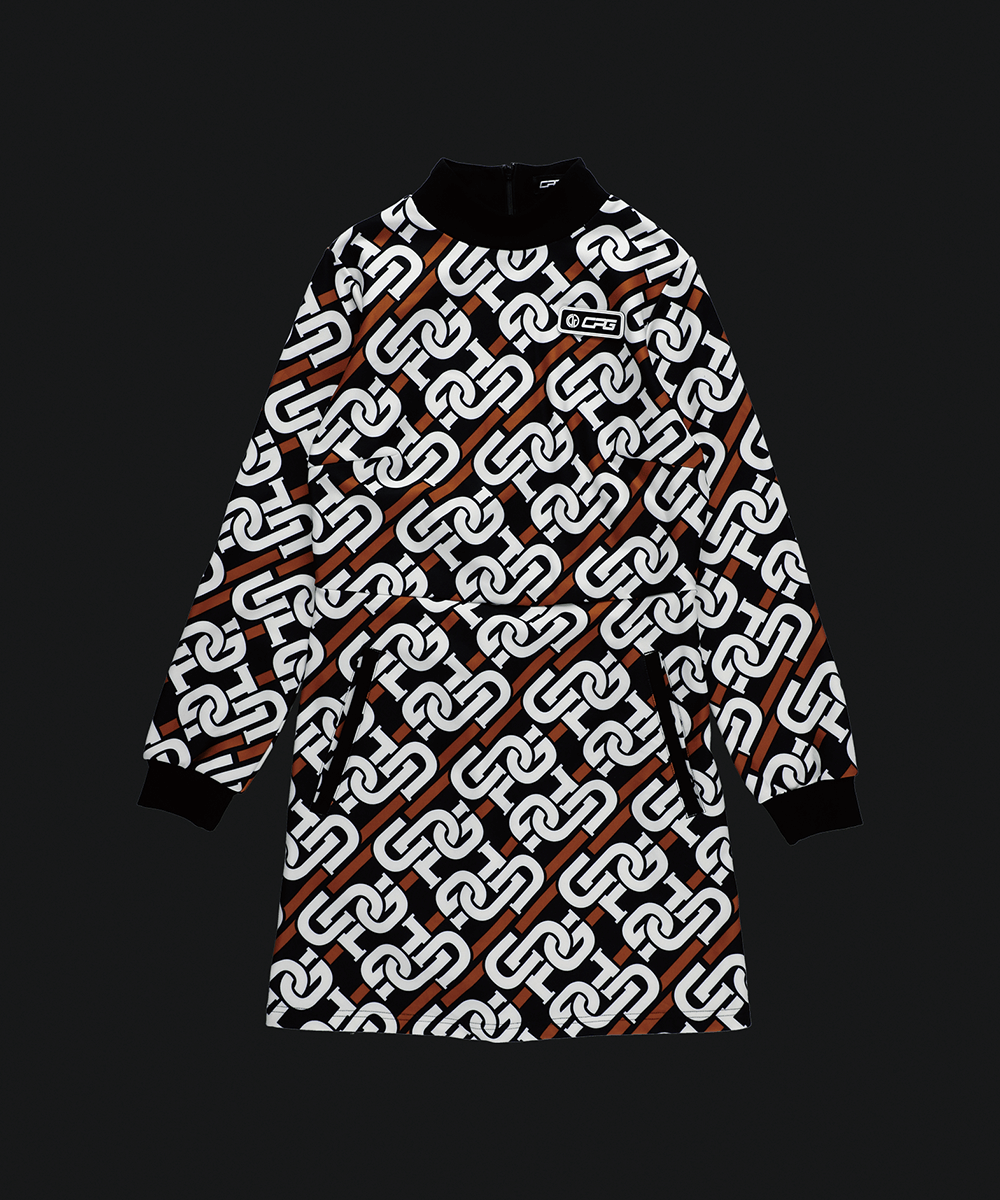 Chain Logo Graphical Dress（チェーンロゴグラフィカルワンピース）