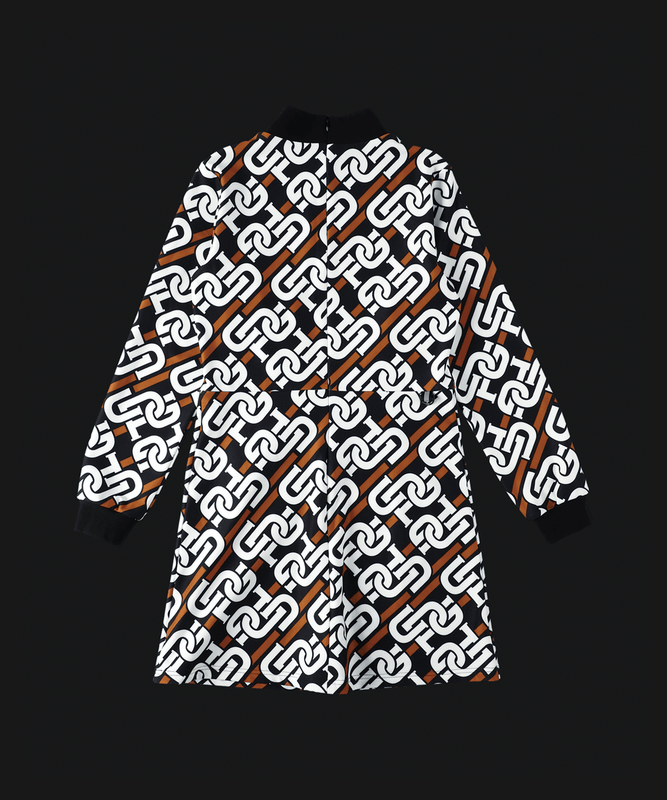 Chain Logo Graphical Dress(체인 로고 그래픽 원피스)