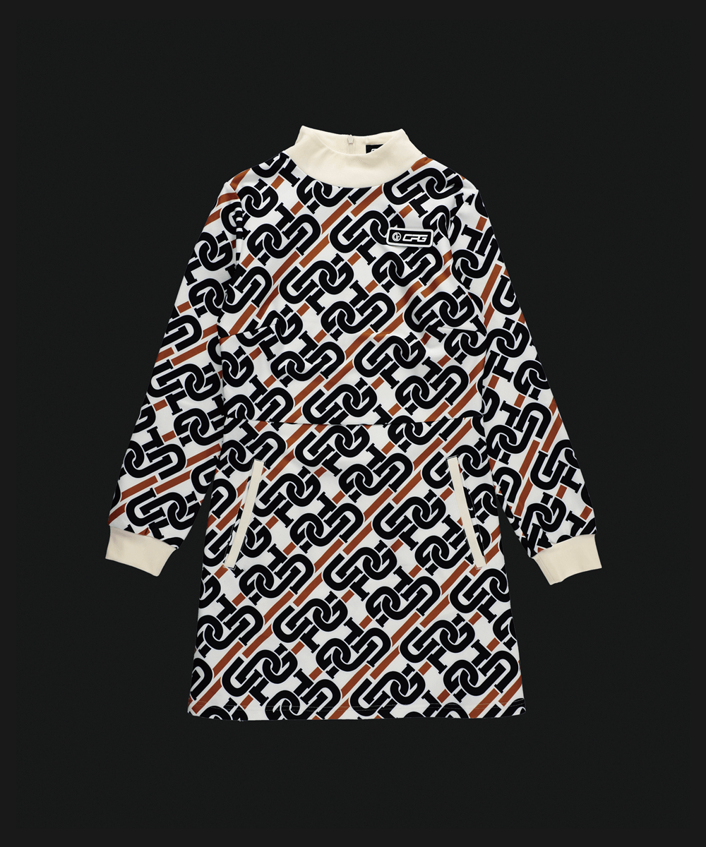 Chain Logo Graphical Dress（チェーンロゴグラフィカルワンピース）