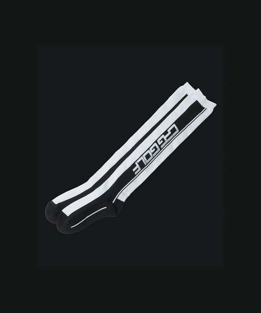 Vertical logo high socks（タテロゴハイソックス）