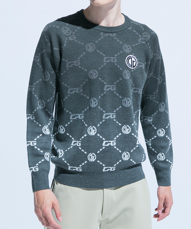 gradient logo sweater（グラデションロゴセーター）