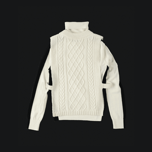 【Sample】3wayオーバーベストシルエットモックネック