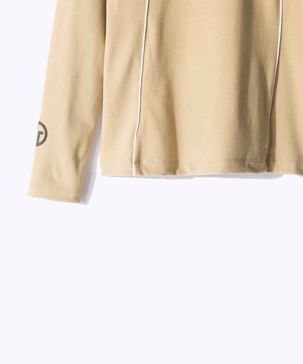 Warm type long sleeve shirt piping (웜 타입 롱 슬리브 셔츠 파이핑)