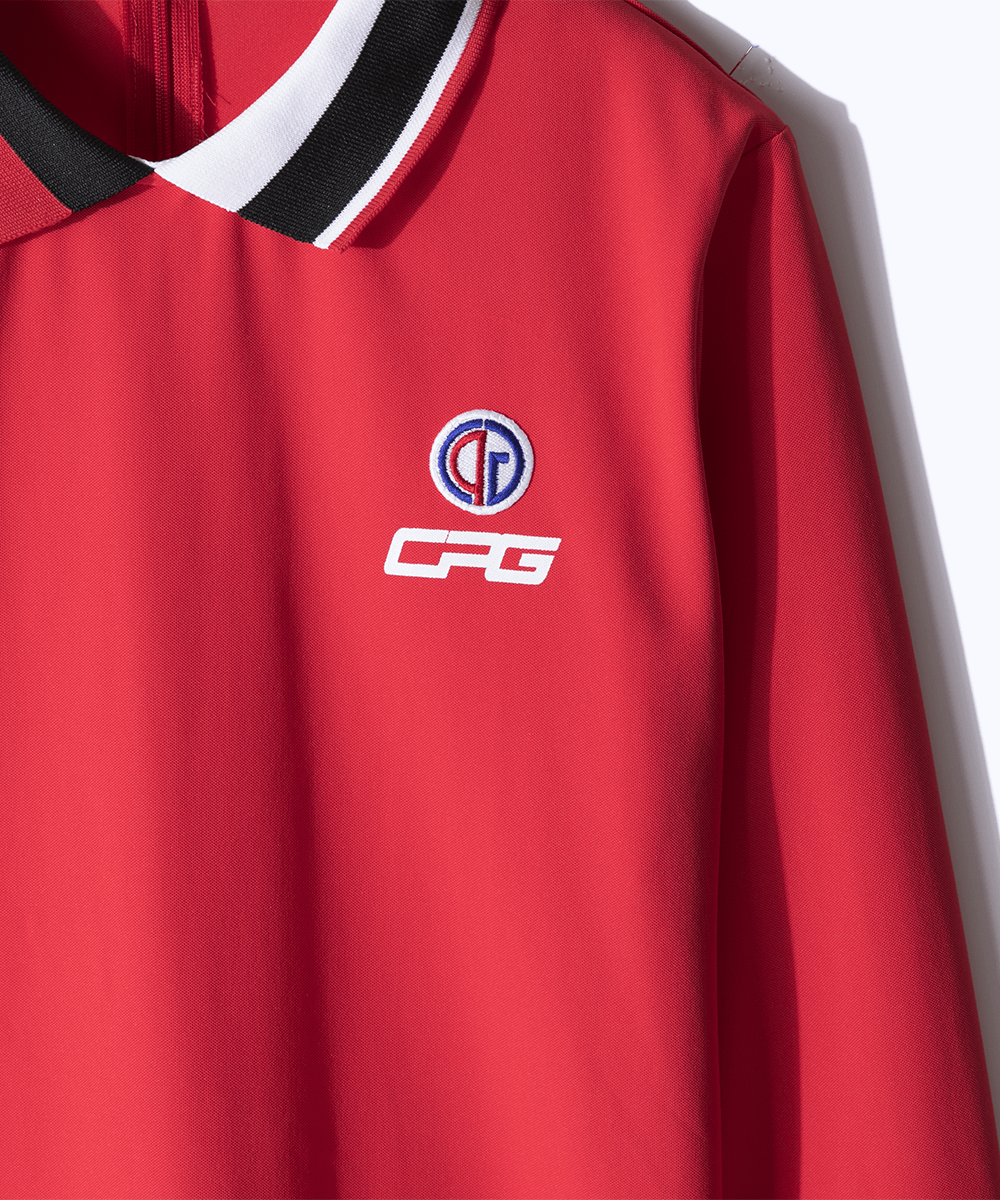 【Sample】ドライタイプリブ衿ロングスリーブシャツ