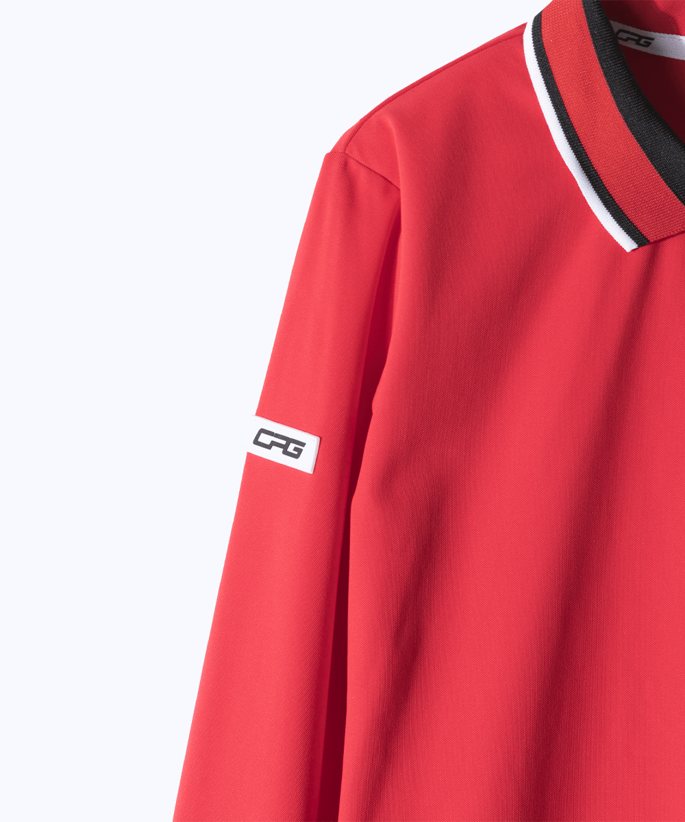 【Sample】ドライタイプリブ衿ロングスリーブシャツ