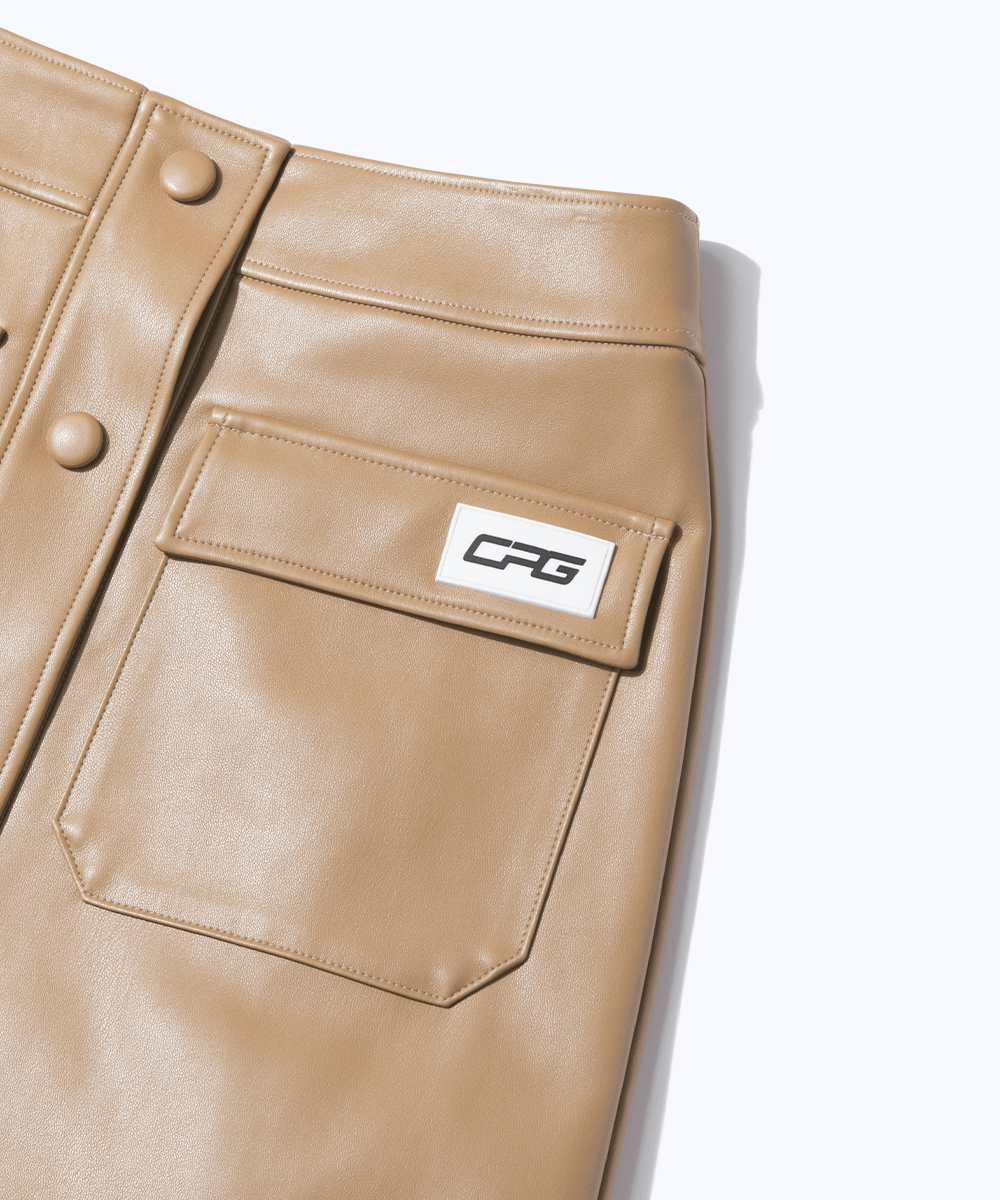【Sample】フェイクレザースカート