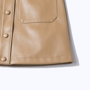 【Sample】フェイクレザースカート