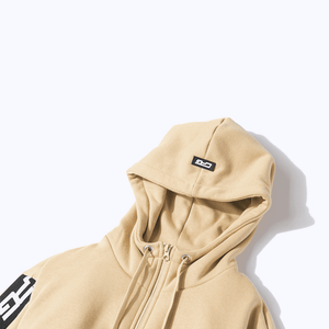 【Sample】ふわふわロング丈ジップアップジャケット