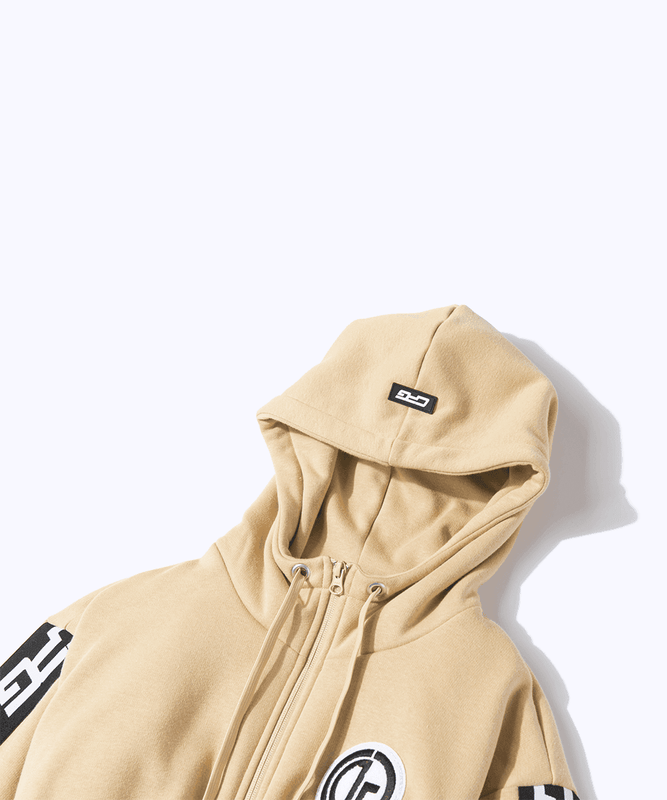 【Sample】ふわふわロング丈ジップアップジャケット