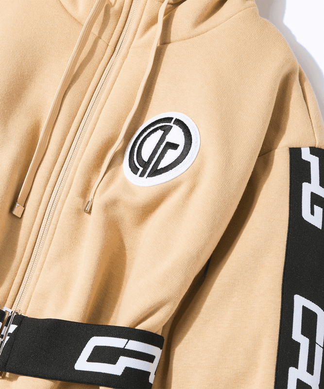 【Sample】ふわふわロング丈ジップアップジャケット