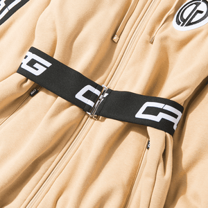 【Sample】ふわふわロング丈ジップアップジャケット