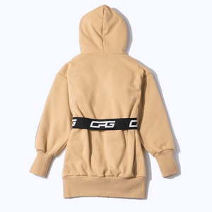 【Sample】ふわふわロング丈ジップアップジャケット