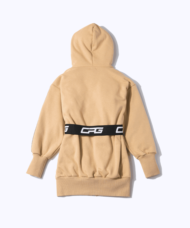 【Sample】ふわふわロング丈ジップアップジャケット