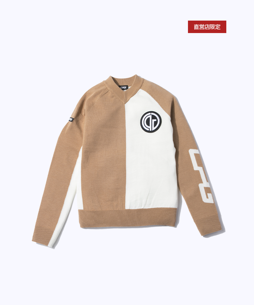 【Sample】Vネックニットプルオーバー