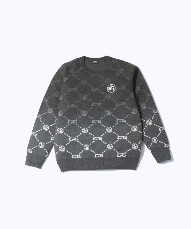 gradient logo sweater（グラデションロゴセーター）