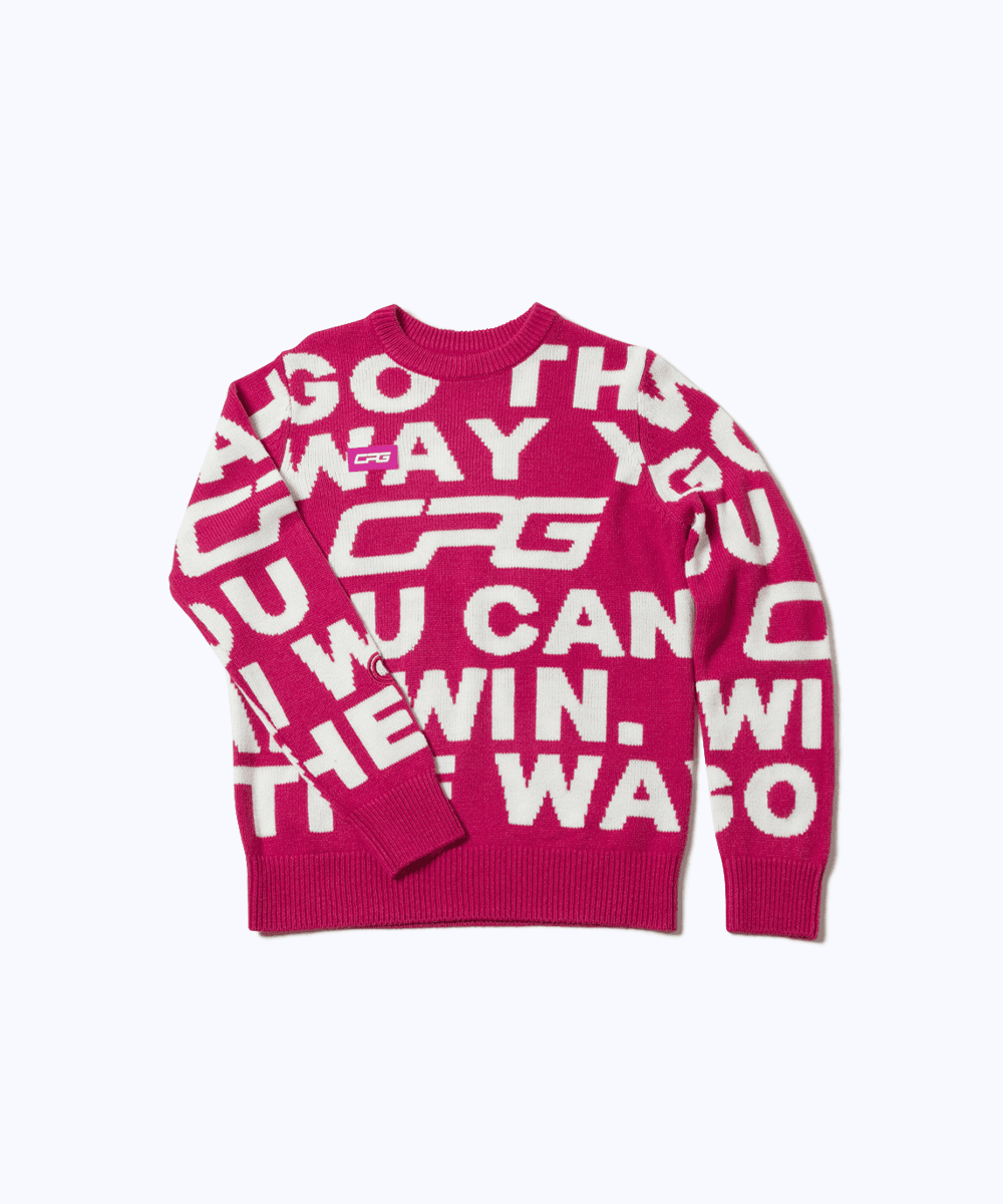 【Sample】Message graphical knit |  WOMEN