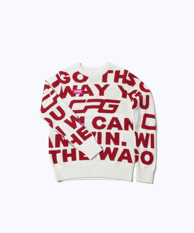 【Sample】Message graphical knit |  WOMEN