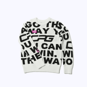 【Sample】Message graphical knit |  WOMEN