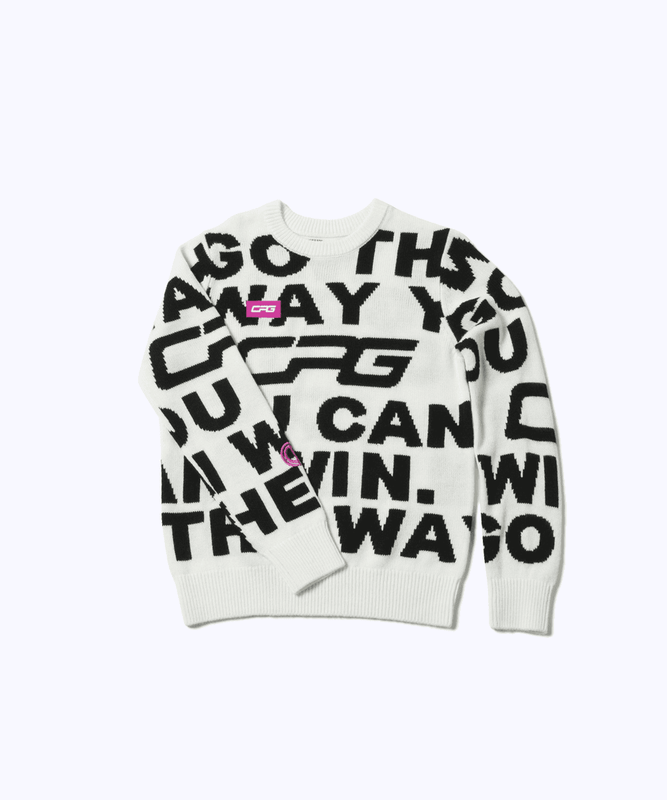 【Sample】Message graphical knit |  WOMEN