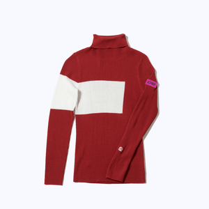 【Sample】Tight fit high neck knit | WOMEN