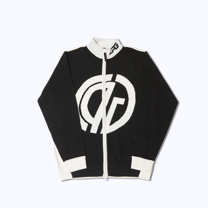【Sample】Full Zipup Logo Motif Knit Blouzon | MENS | MEN