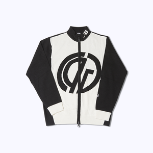 【Sample】Full Zipup Logo Motif Knit Blouzon | MENS | MEN