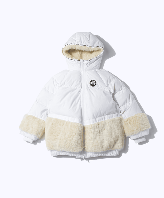 【Sample】ファーリーダウンフーディジャケット