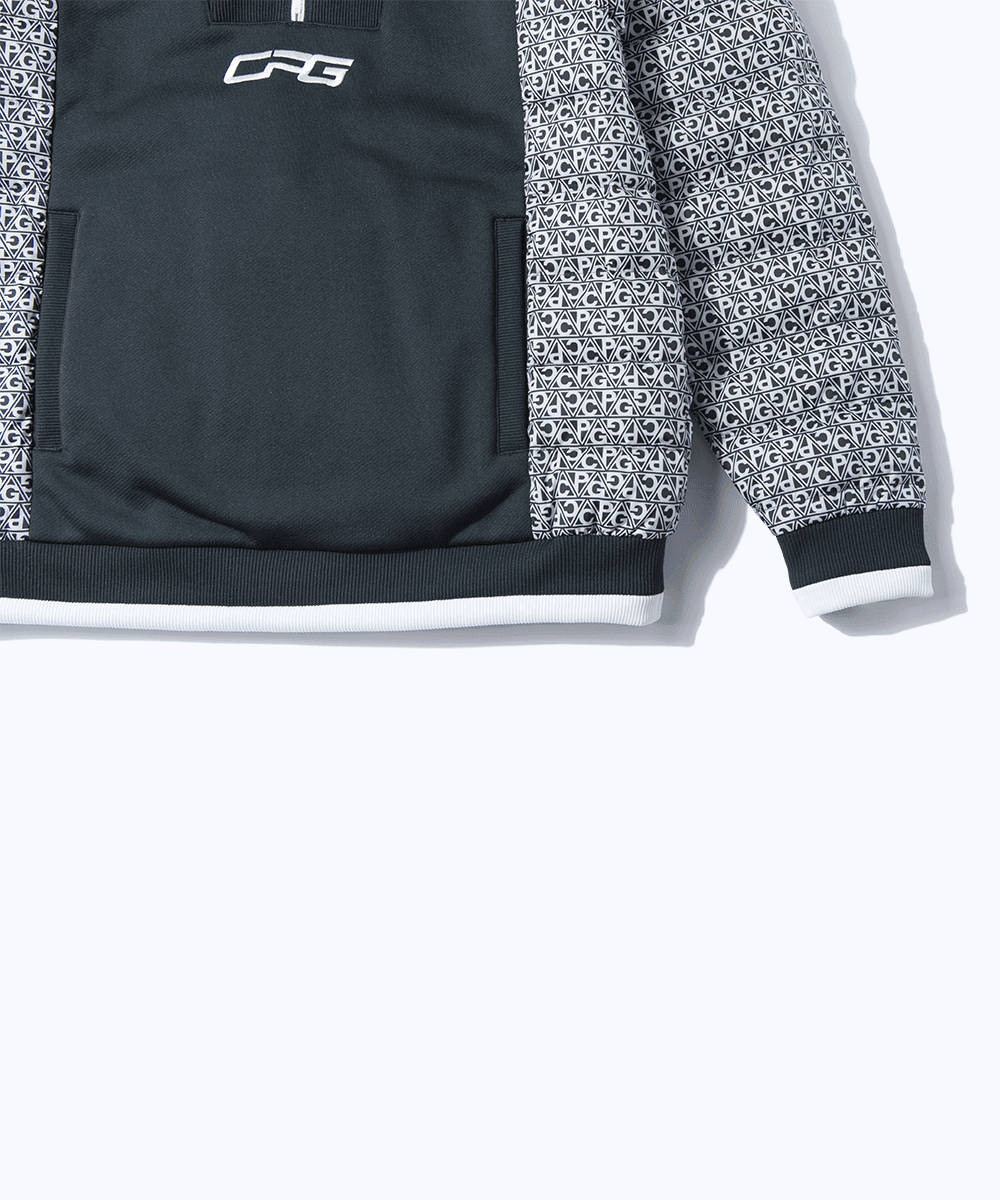 【Sample】ハイブリッドハーフジップフーディ | MEN