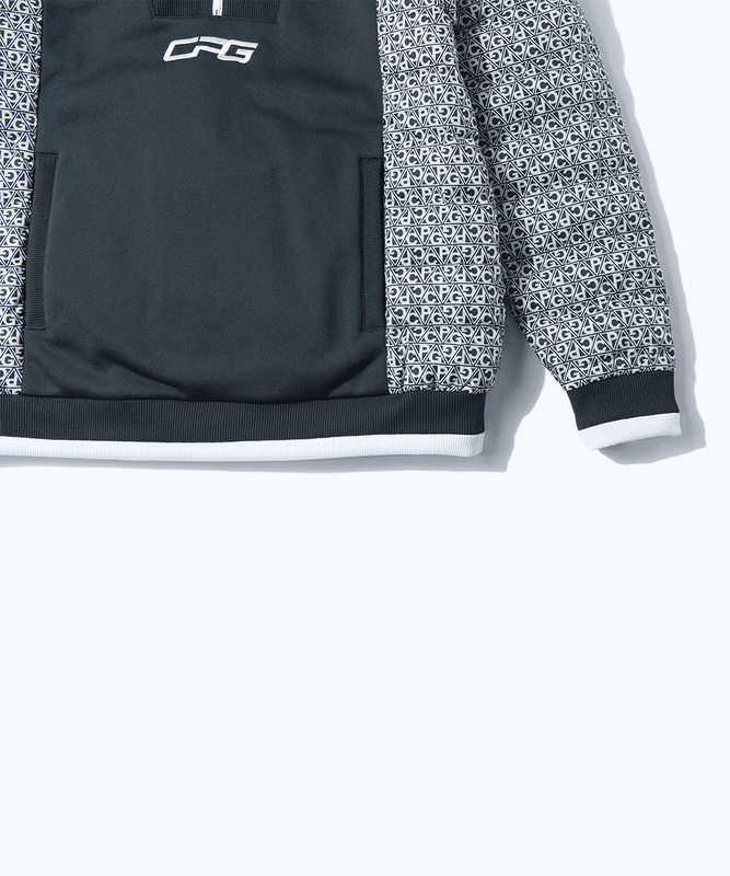 【Sample】ハイブリッドハーフジップフーディ | MEN